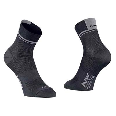 Pánské ponožky Northwave Logo 2 Socks Black/Grey                                